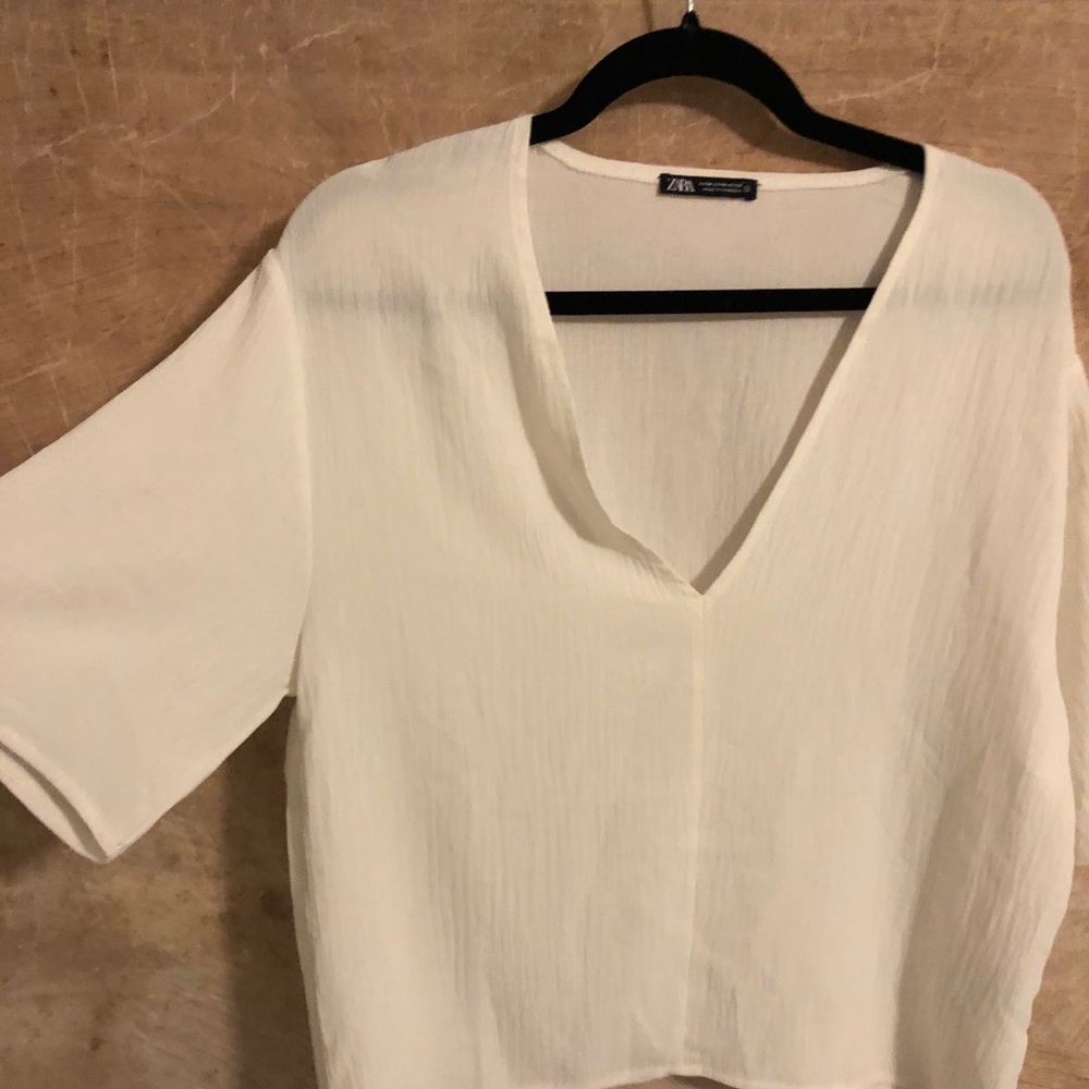 Zara flowy top
